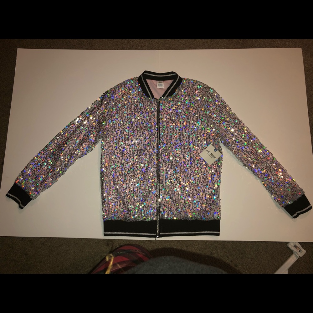 Arizona Jean Co. Sequin Bomber